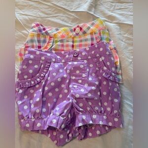 Garanimals Baby Bloomers Set - Purple and Multicolor 3-6 mo